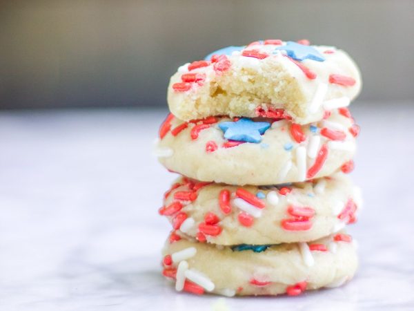 Patriotic Mini Meltaway Butter Cookies from Tinselbox