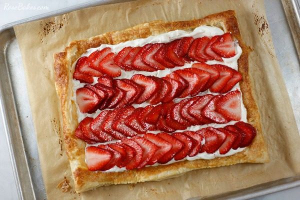Strawberry Tart from Rose Bakes