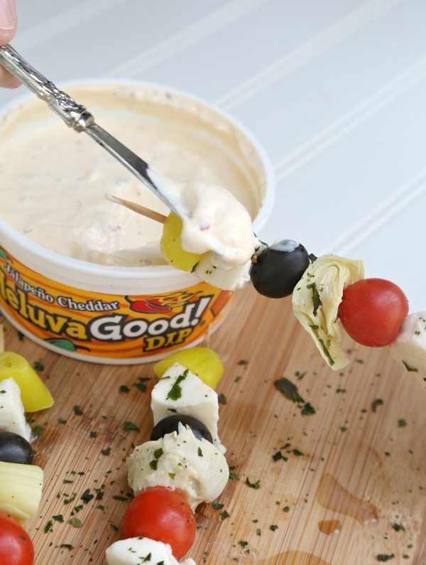 Vegetarian Antipasto Skewers