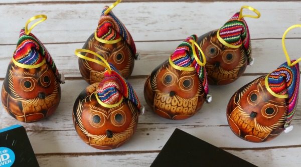 UNICEF owl ornaments