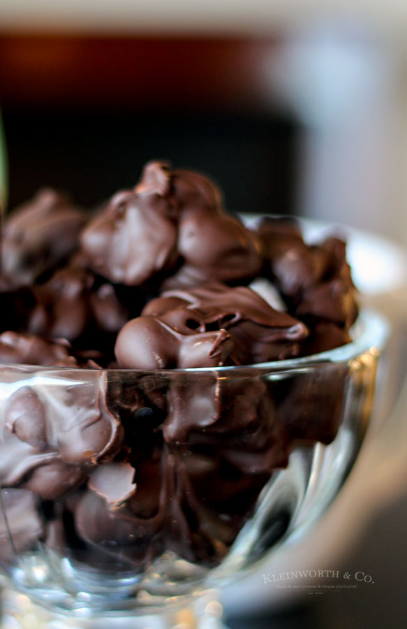 Chocolate Nut Clusters from Kleinworth and Co.