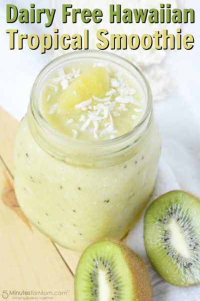 Dairy Free Hawaiian Tropical Smoothie from 5 Minutes for Mom