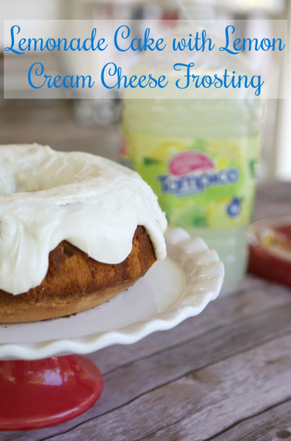 Lemonade Cake with Lemon Cream Cheese Frosting